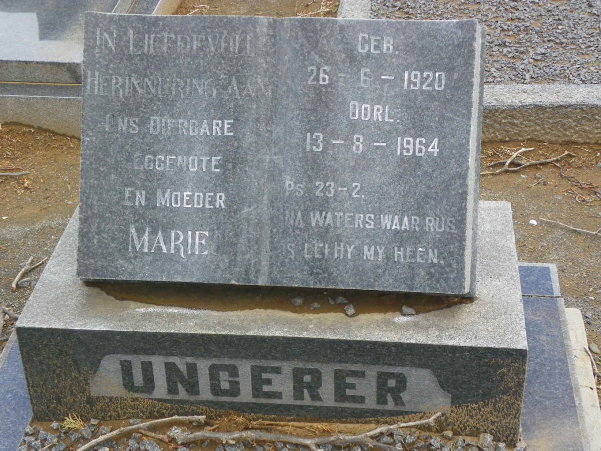 UNGERER Marie 1920-1964