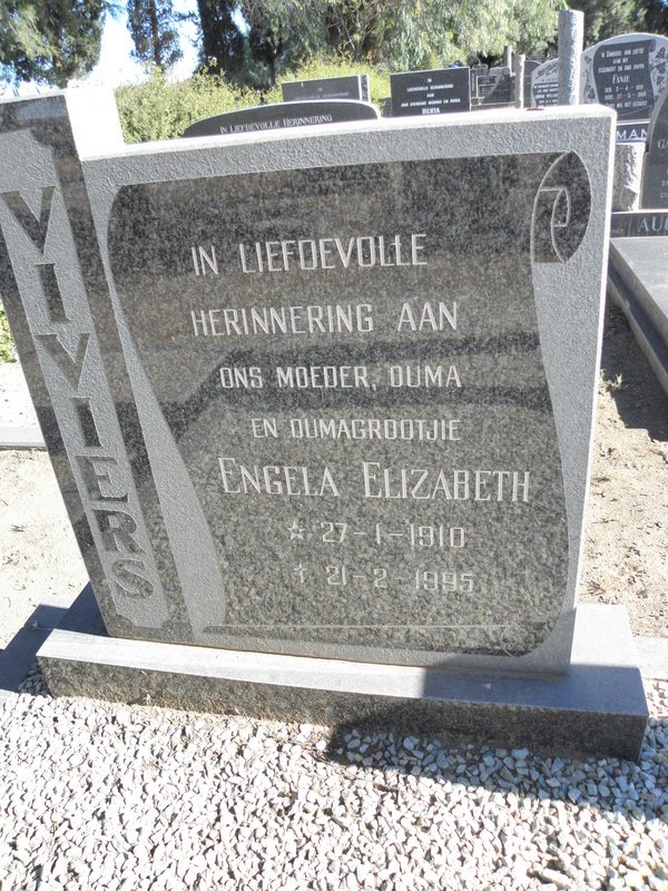 VIVIERS Engela Elizabeth 1910-1995