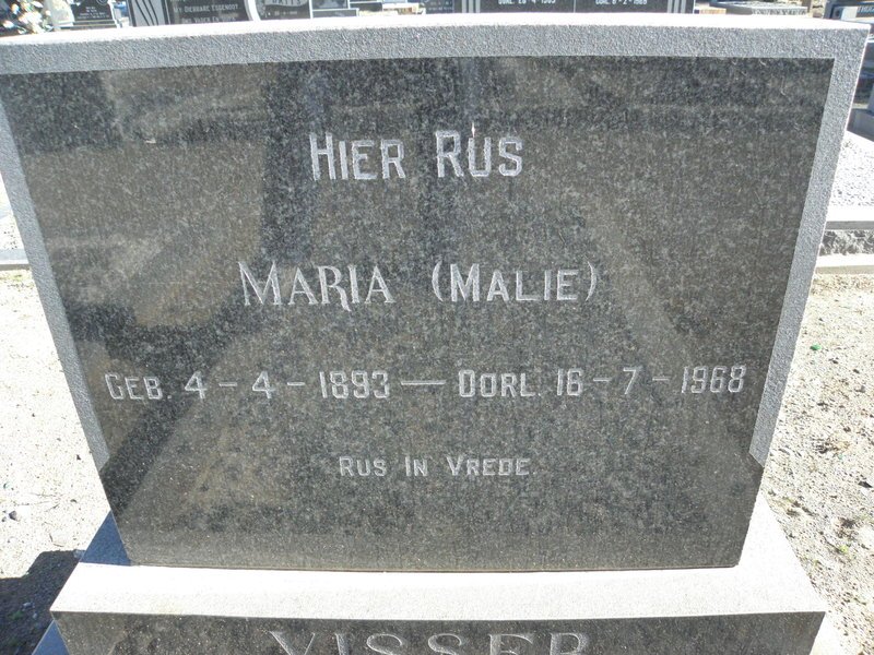 VISSER Maria 1893-1968