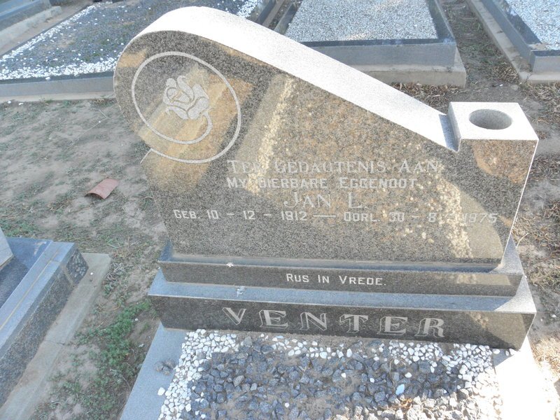 VENTER Jan L. 1912-1975