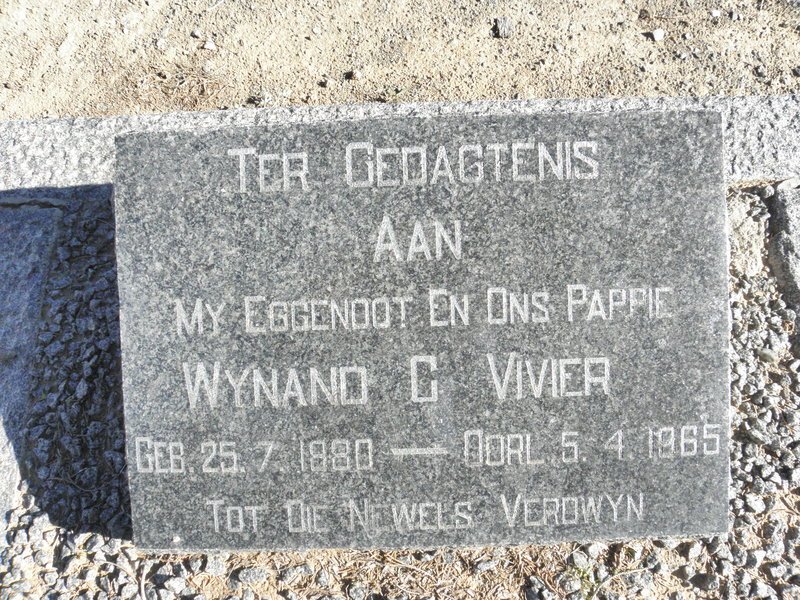 VIVIER Wynand C. 1880-1965