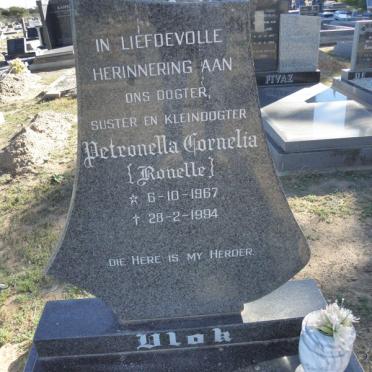 VLOK Petronella Cornelia 1967-1994
