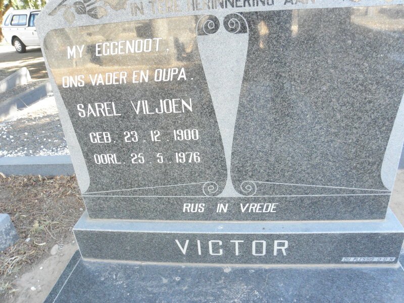 VICTOR Sarel Viljoen 1900-1976