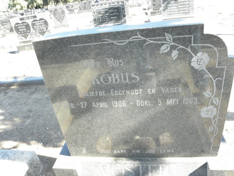 VORSTER Kobus 1906-1965
