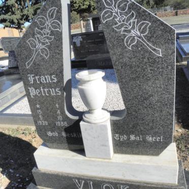 VLOK Frans Petrus 1939-1988