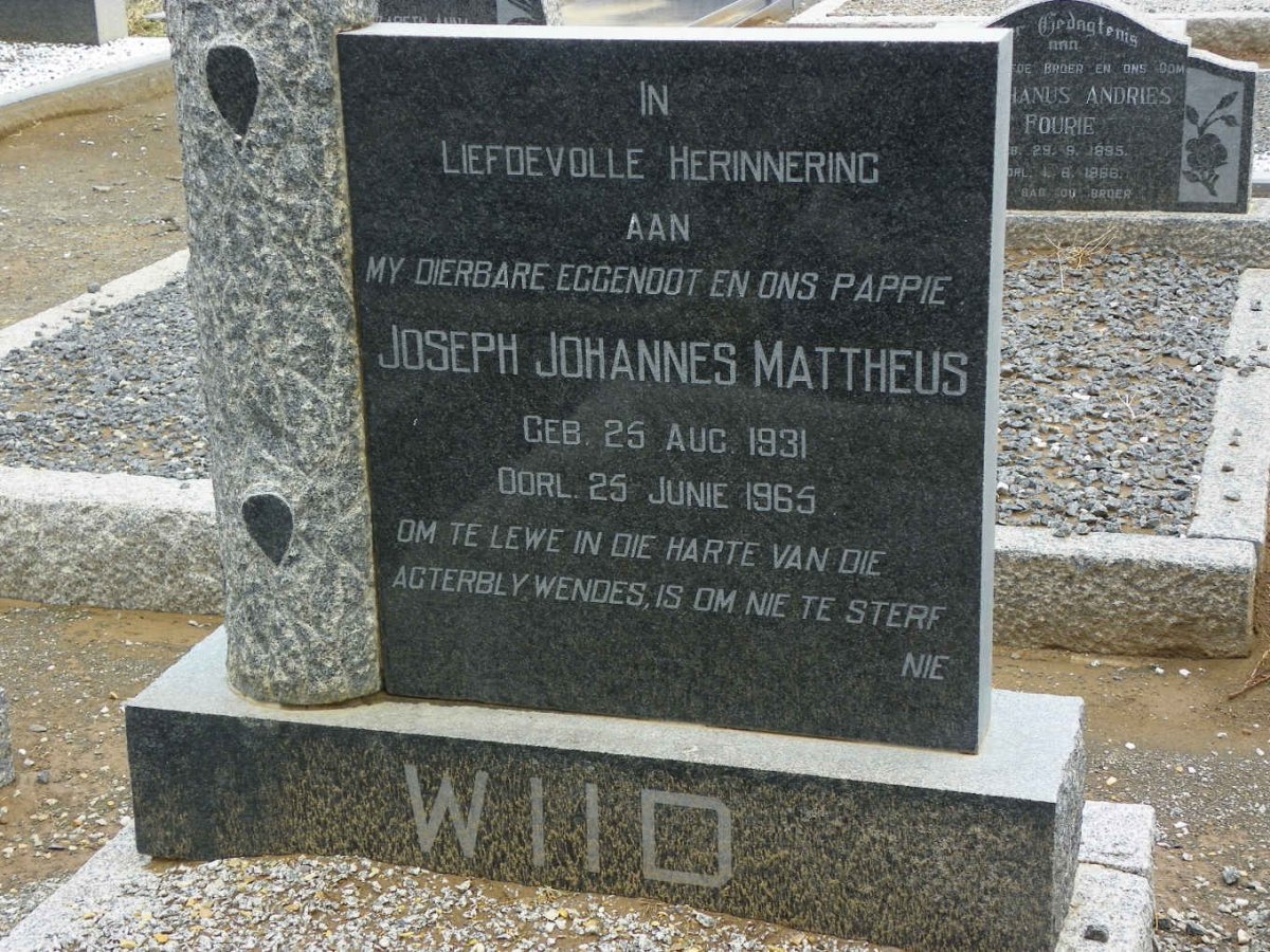 WIID Joseph Johannes Mattheus 1931-1965