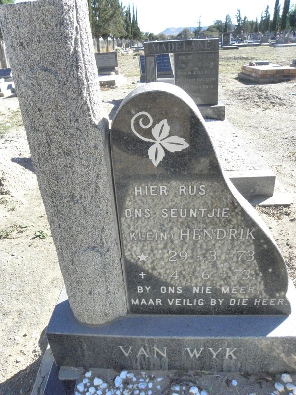 WYK Hendrik, van 1973-1973