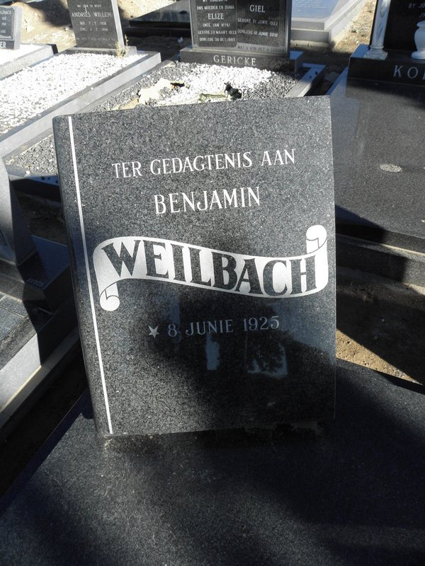 WEILBACH Benjamin 1925-