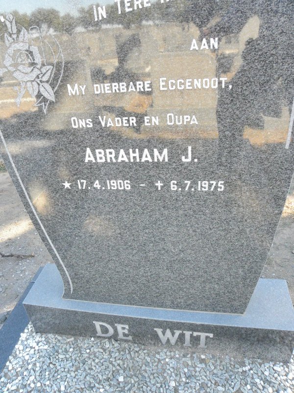 WIT Abraham J., de 1906-1975