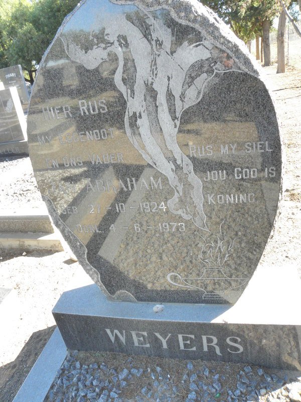 WEYERS Abraham 1924-1973