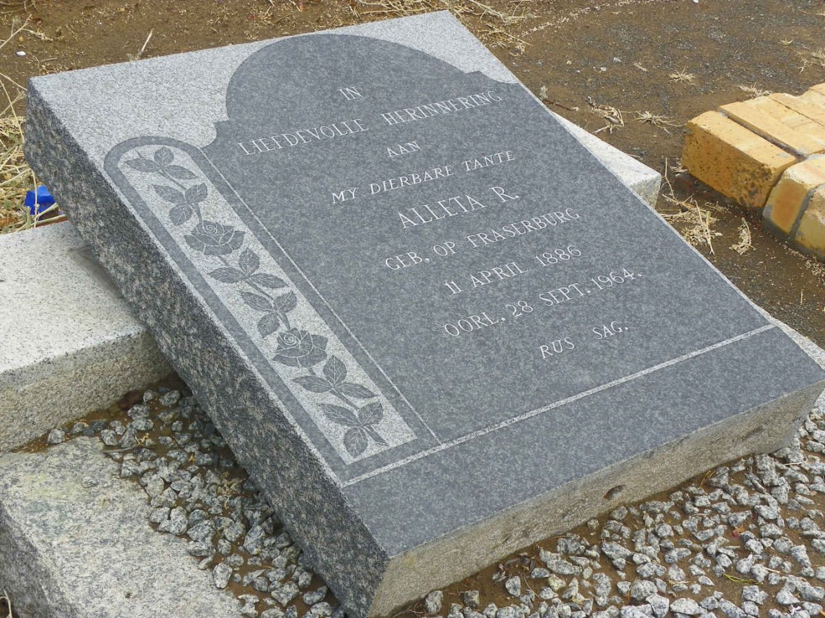 ? Alleta R. 1886-1964