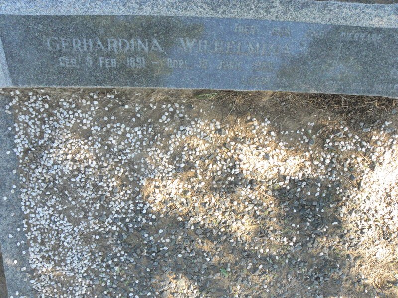 ? Gerhardina Wilhelmina 1891-?