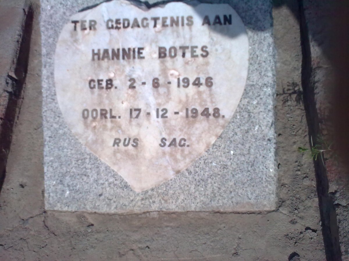 BOTES Hannie 1946-1948