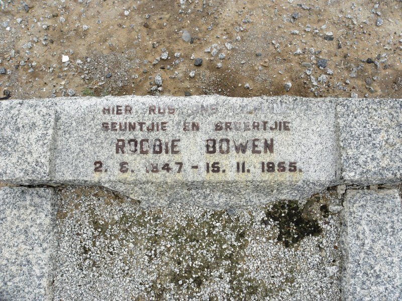 BOWEN Robbie 1947-1955