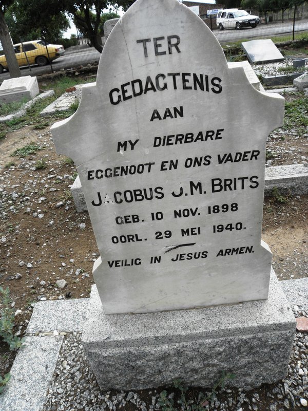 BRITS Jacobus J.M. 1898-1940
