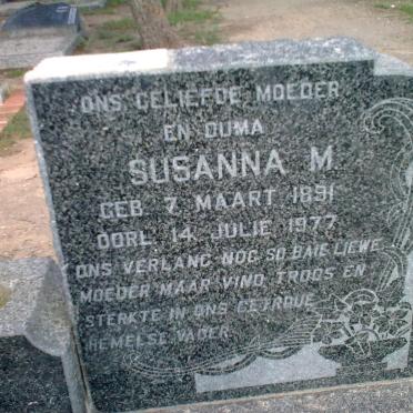 BOTES Susanna M. 1891-1977