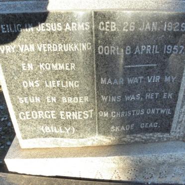 CLAASSEN George Ernest 1929-1957