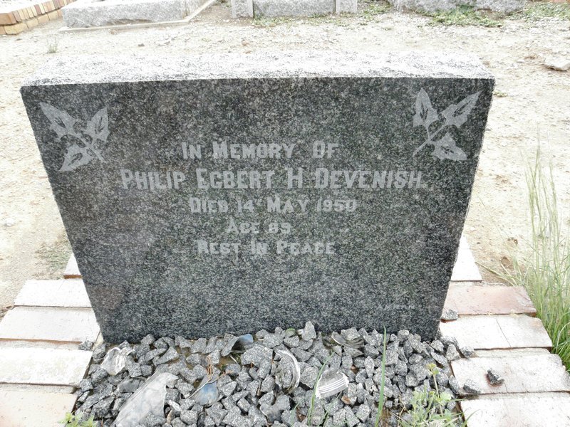 DEVENISH Philip Egbert H. -1950