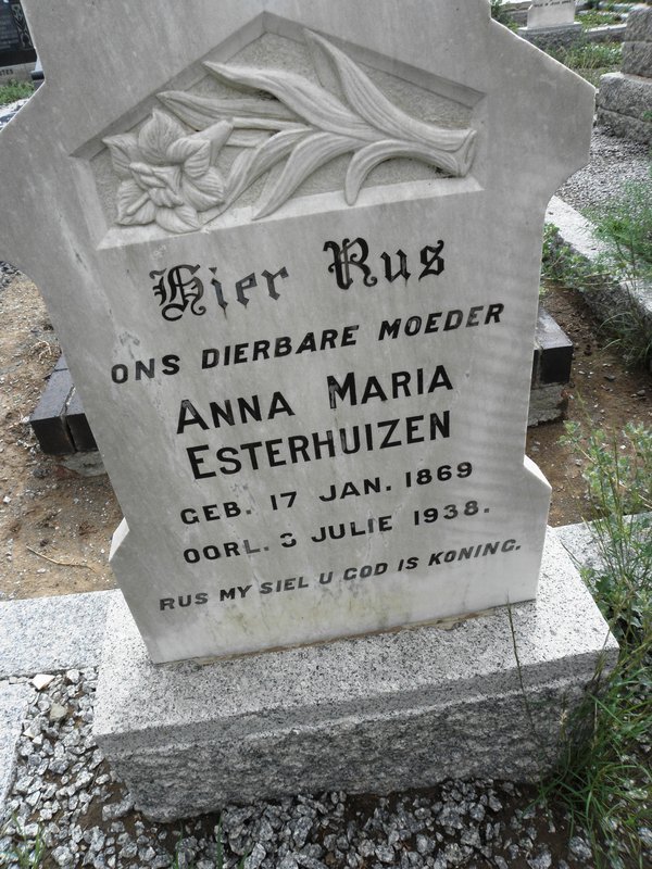 ESTHERHUIZEN Anna Maria 1869-1938