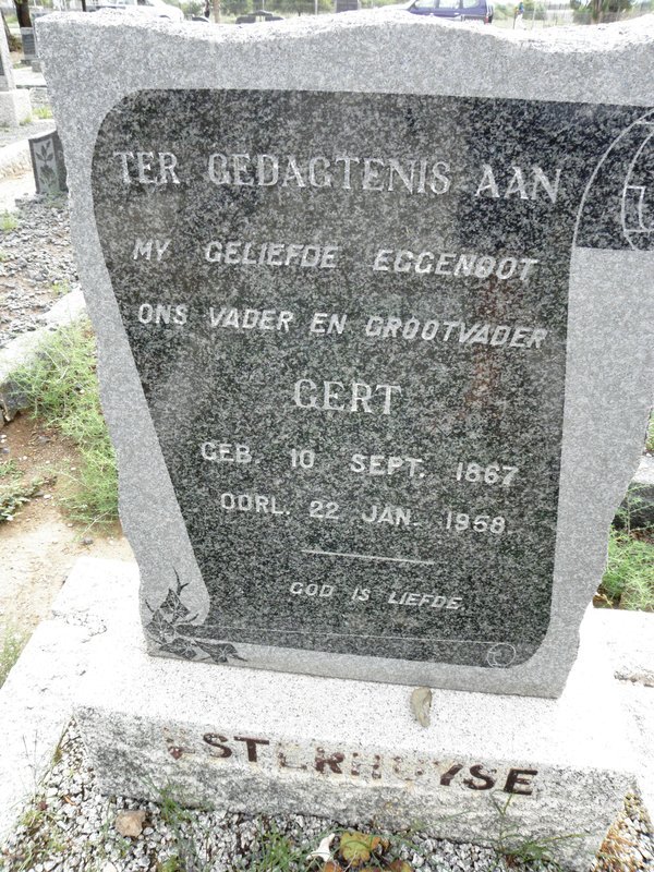 ESTERHUYSE Gert 1867-1958
