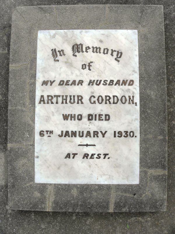 GORDON Arthur -1930