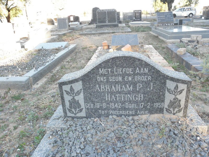 HATTINGH Abraham P.J. 1942-1959