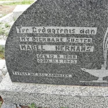 HERMANS Mabel 1888-1943