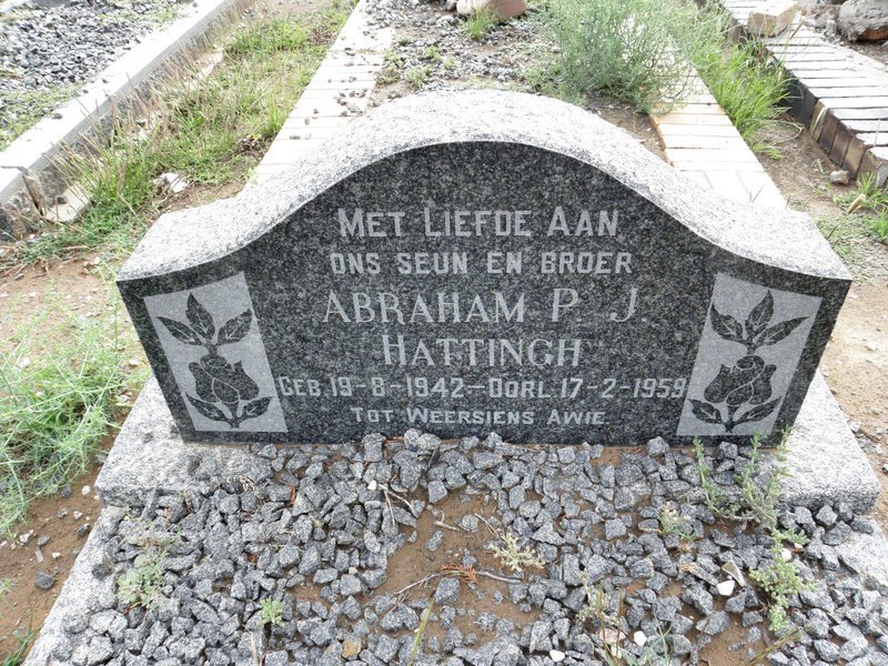 HATTINGH Abraham P.J. 1942-1959