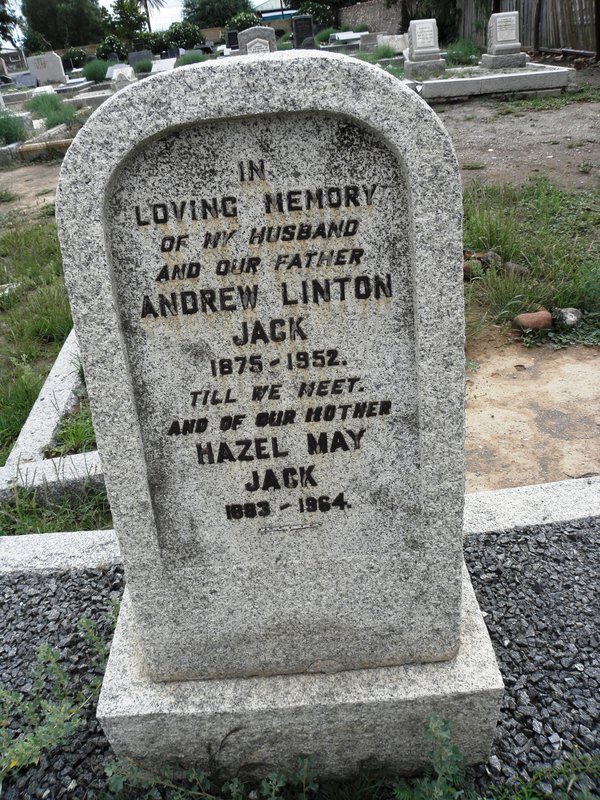 JACK Andrew Linton 1875-1952 &amp; Hazel May 1883-1964