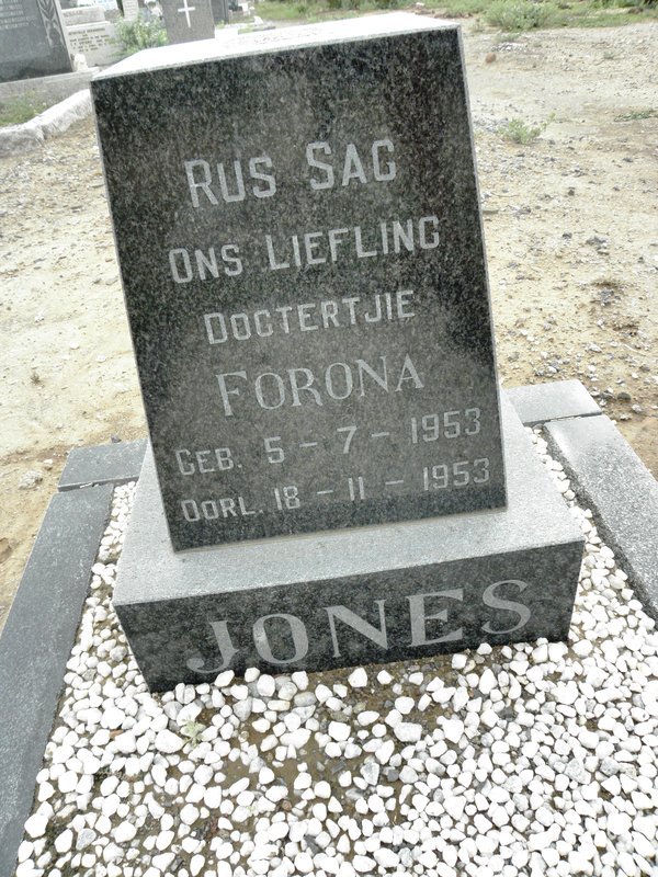 JONES Forona 1953-1953