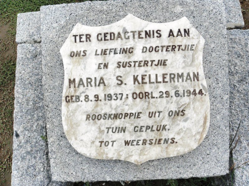 KELLERMAN Maria S. 1937-1944