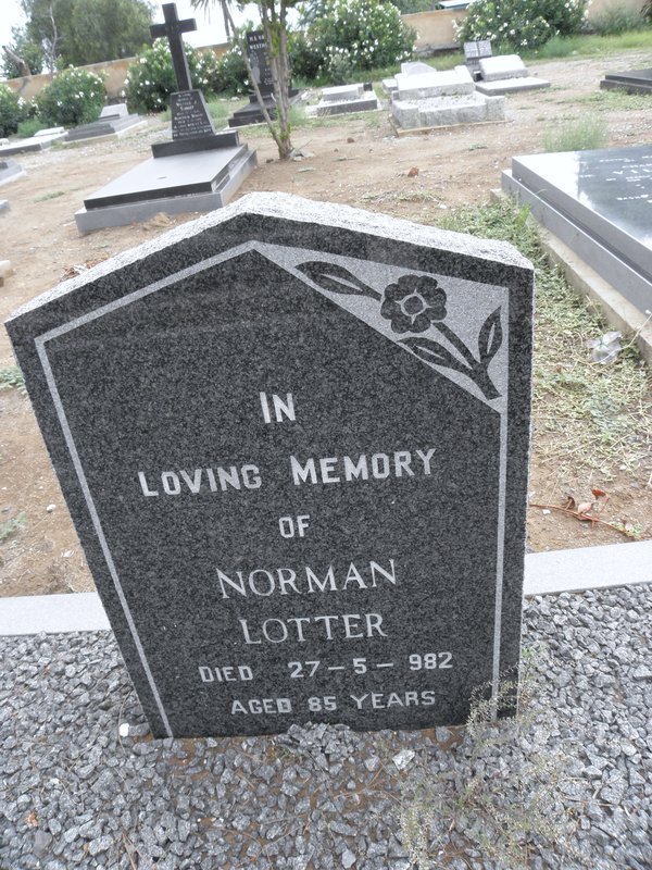LOTTER Norman -1982