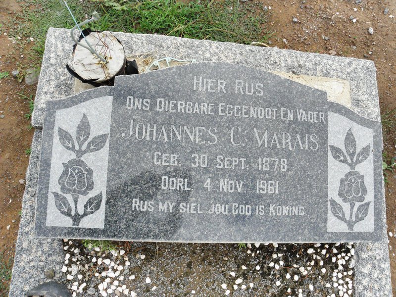 MARAIS Johannes C. 1878-1961