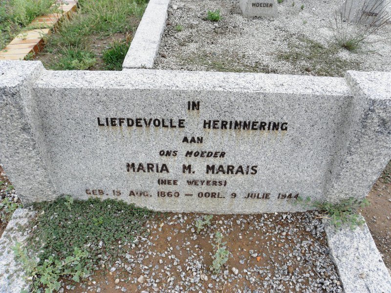 MARAIS Maria M. 1860-1944