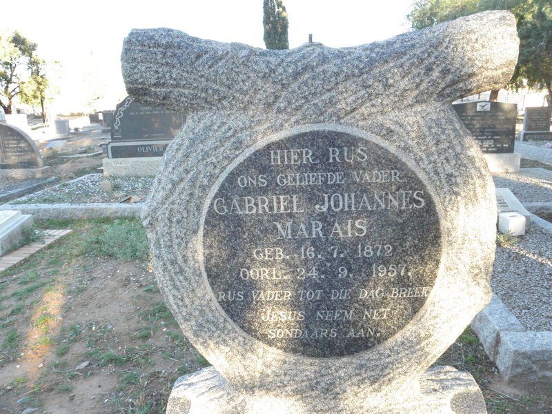 MARAIS Gabriel Johannes 1872-1957