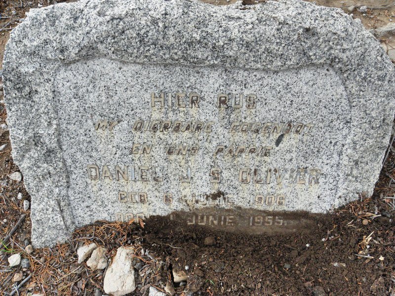 OLIVIER Daniel J.S. 1906-1955