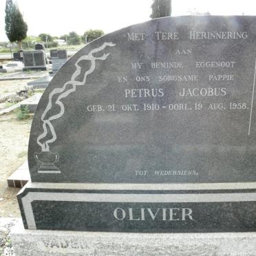 OLIVIER Petrus Jacobus 1910-1958