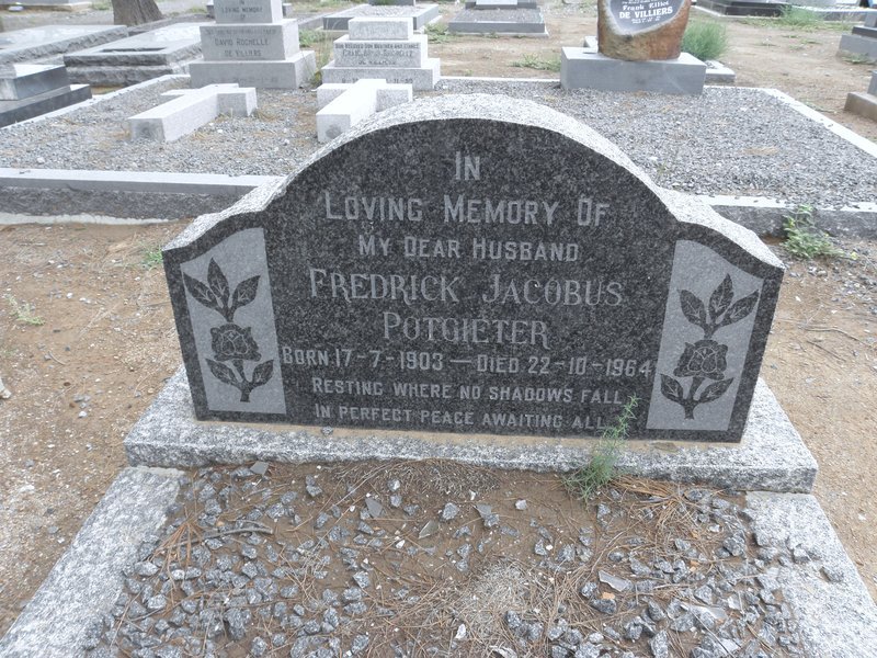 POTGIETER Frederick Jacobus 1903-1964