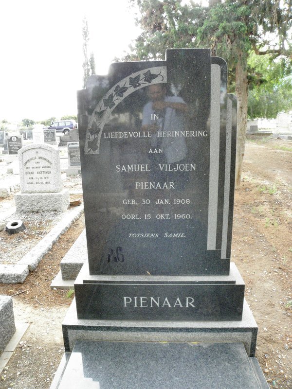 PIENAAR Samuel Viljoen 1908-1960