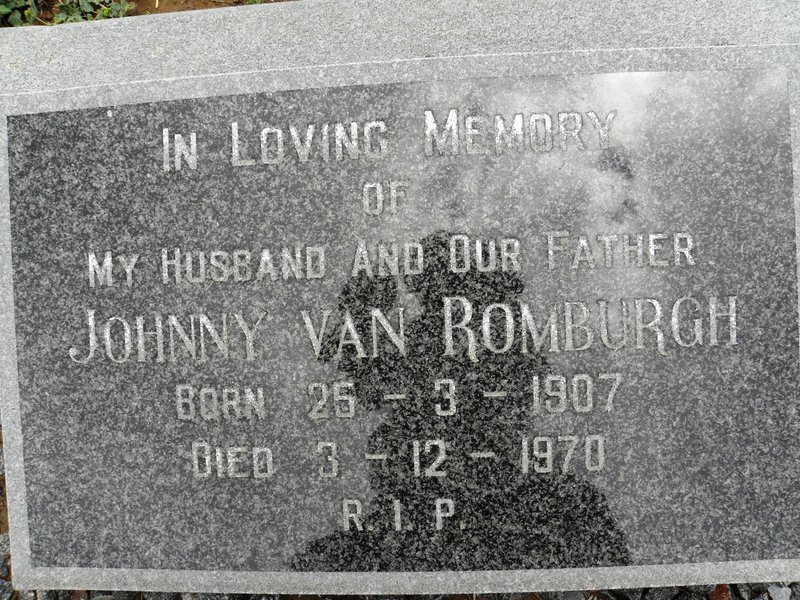 ROMBURGH Johnny, van 1907-1970