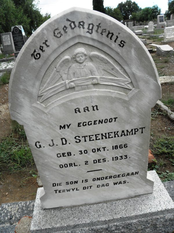 STEENEKAMPT G.J.D. 1866-1933