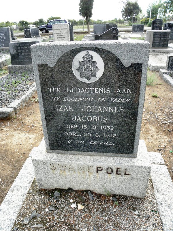 SWANEPOEL Izak Johannes Jacobus 1932-1958