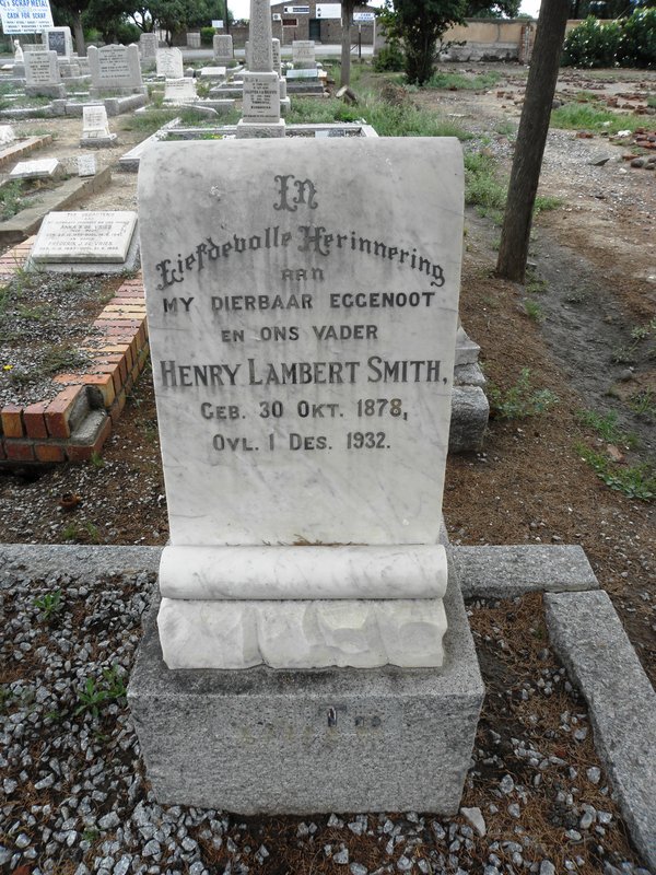 SMITH Henry Lambert 1878-1932
