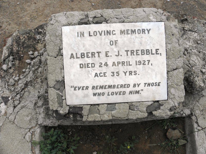 TREBBLE Albert E.J. -1927
