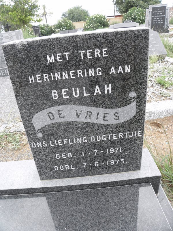 VRIES Beluh, de 1971-1975