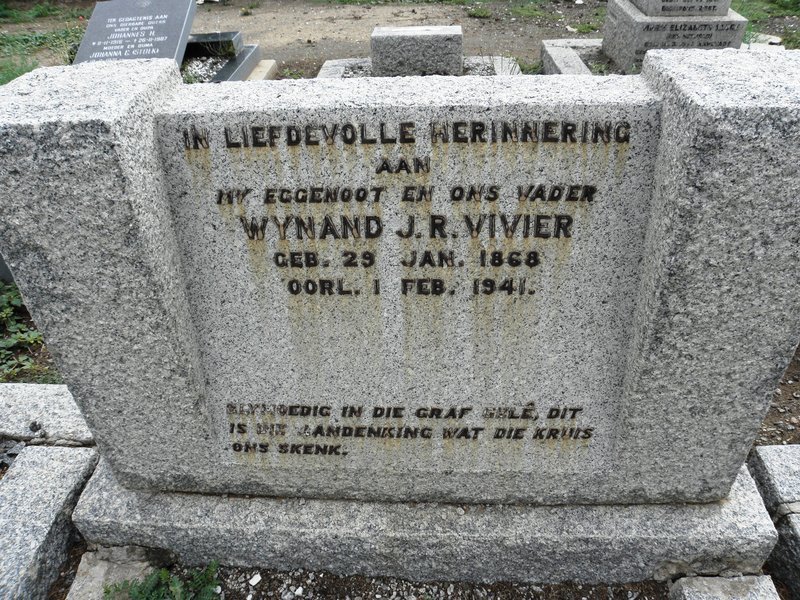 VIVIER Wynand J.R. 1868-1941