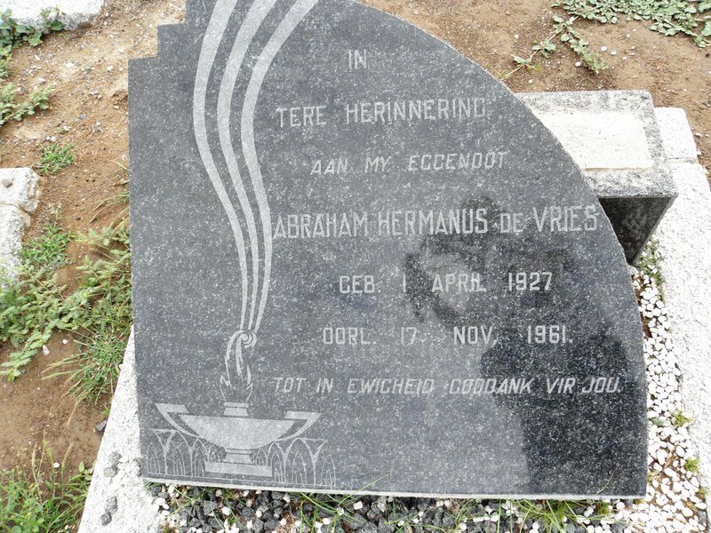 VRIES Abraham Hermanus, de 1927-1961