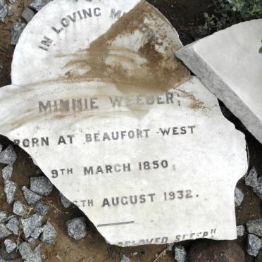 WEEBER Mimmie 1850-1932
