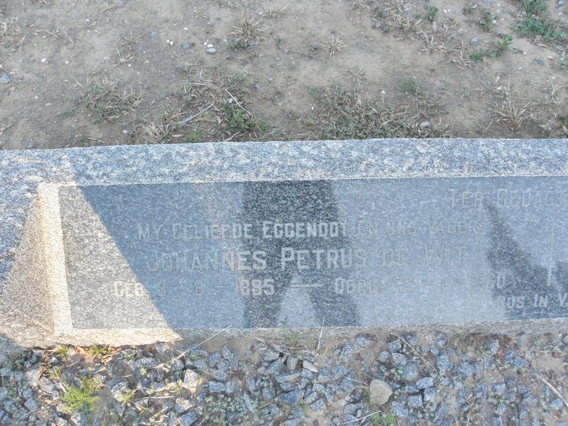 WIT Johannes Petrus, de 1885-1960