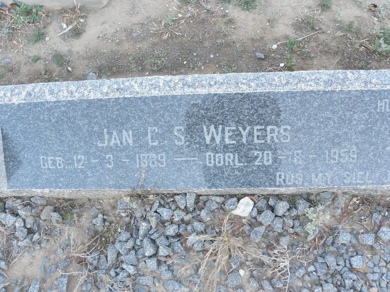 WEYERS Jan C.S. 1889-1959